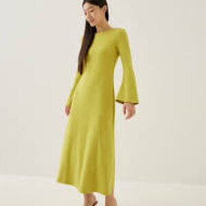 NWT Love, Bonito Aivee Jersey Column Midaxi Dress.  SZ M/6